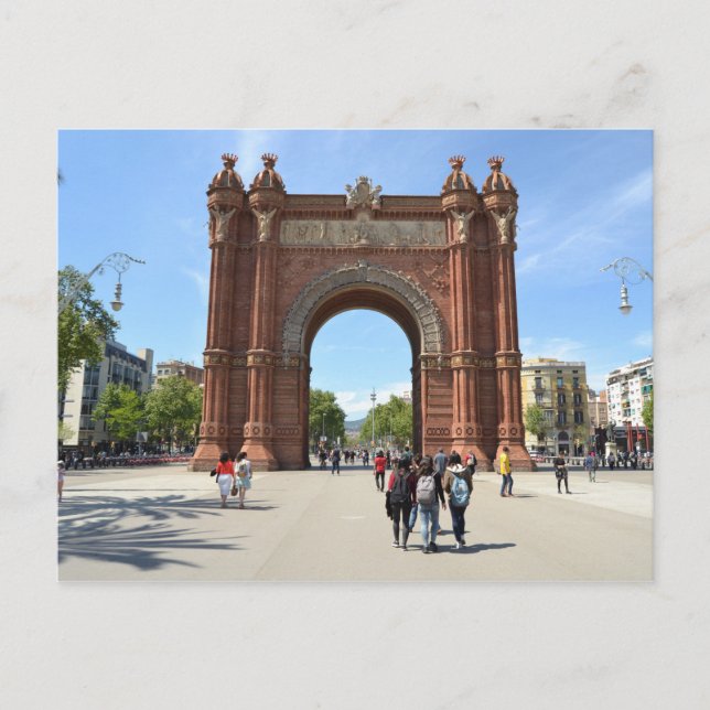 'Arc de Triomf', Barcelona Postcard (Front)