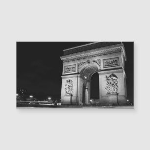 Arc de Triomphe at night in Paris