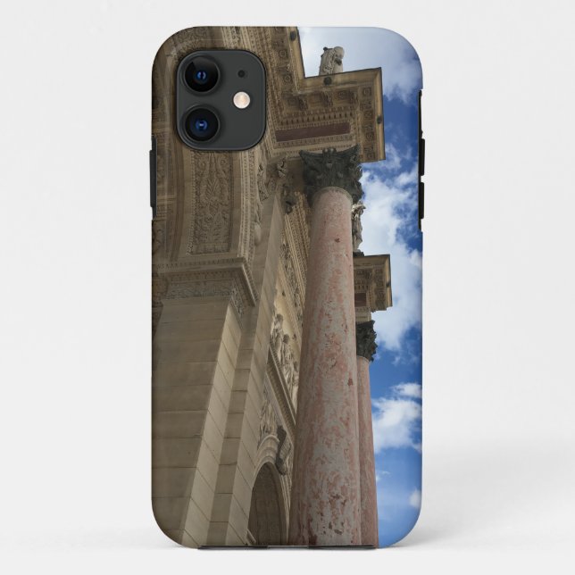Arc de Triomphe du Carrousel Postcard Case-Mate iPhone Case (Back)