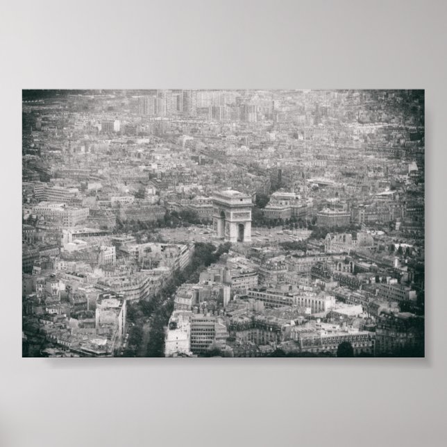 Arc De Triomphe Famous Monuments in Paris Poster (Front)