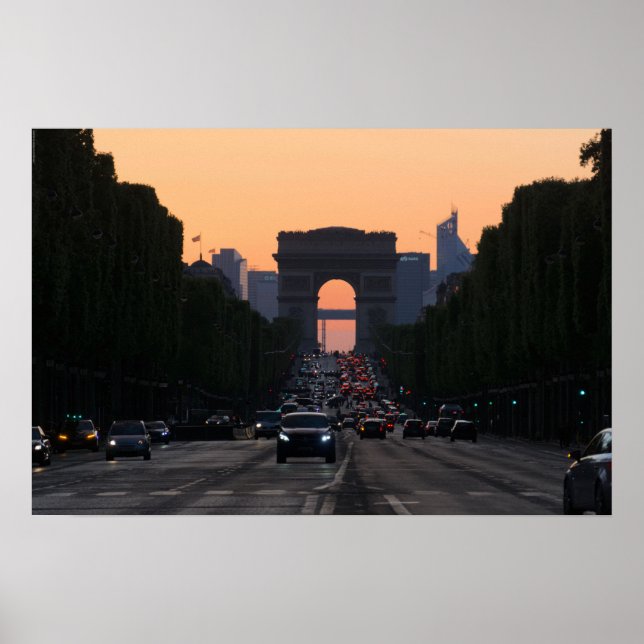 Arc de Triomphe - Paris - Champs-Élysées L'Arc Poster (Front)