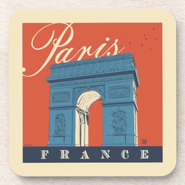 Arc de Triomphe | Paris, France Coaster (Front)