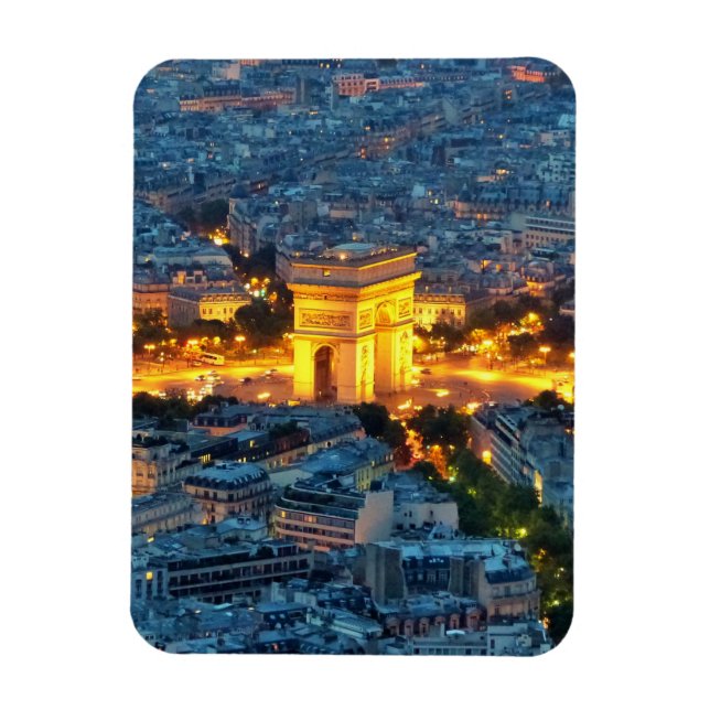 Arc de Triomphe, Paris, France Magnet (Vertical)