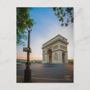 Arc de Triomphe Paris, France Postcard