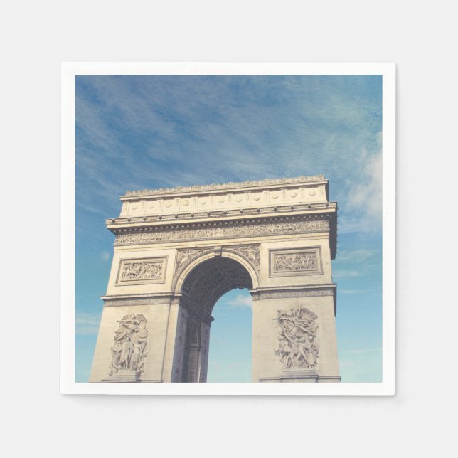 Arc de Triomphe Paris Napkin (Front)