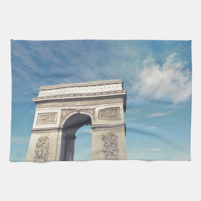 Arc de Triomphe Paris Tea Towel (Horizontal)