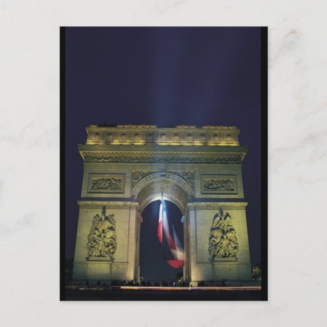 Arc de Triomphe Postcard (Front)