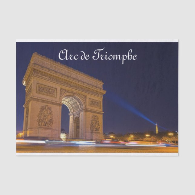 Arc de Triomphe Tissue Paper (Front)