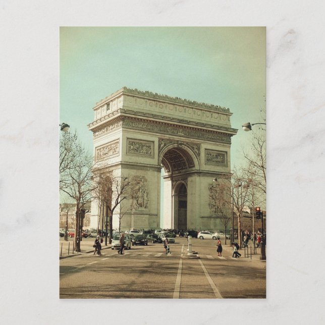 Arc de Trionphe (Paris-France) Postcard (Front)