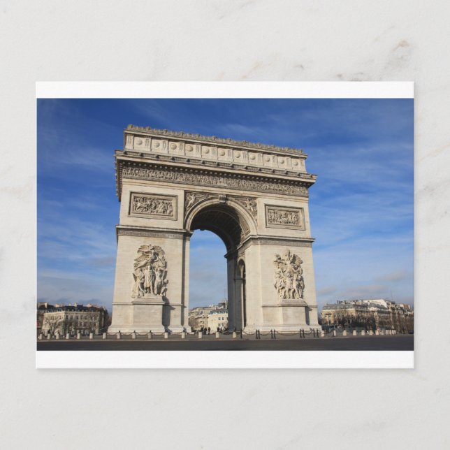 arc de triumph postcard (Front)