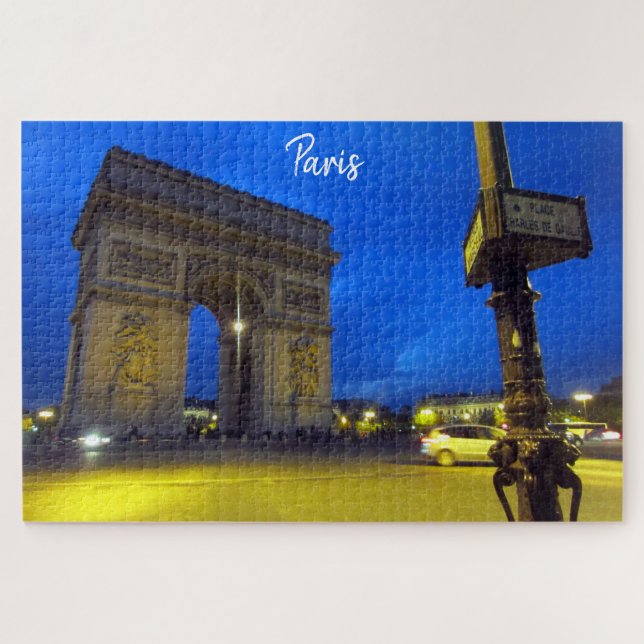 arc night triomphe jigsaw puzzle (Horizontal)