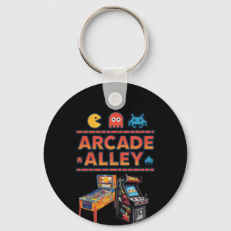 Arcade Alley logo keychain