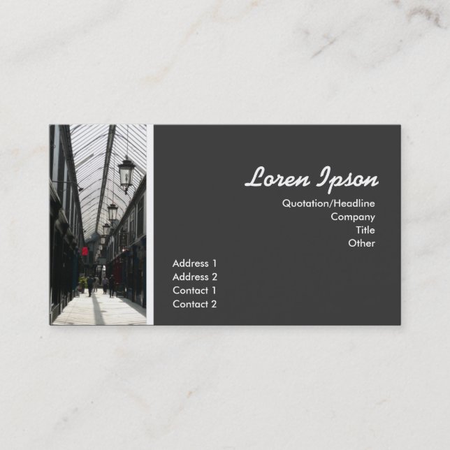 Arcade Business Card (Front)