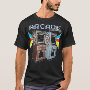 Arcade cabinet machine 1970 1980 1990 Video Game T-Shirt