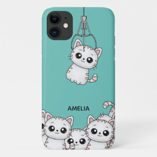 Arcade Claw Cute Kitten Grabber Personalised Case-Mate iPhone Case