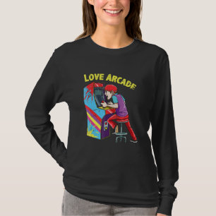 Arcade Game Machine Retro Gaming 80s Oldschool Gam T-Shirt