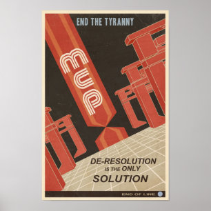 Arcade game propaganda poster- fifth in a series poster