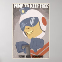 Arcade game propaganda poster- fourth in a series
