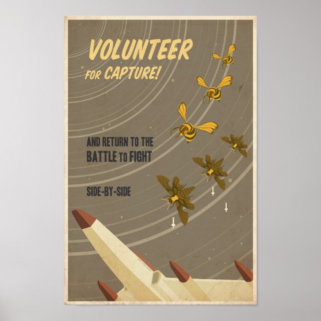 Arcade game propaganda poster- sixth in a series poster (Front)