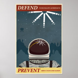 Arcade game propaganda poster- tenth in a series poster