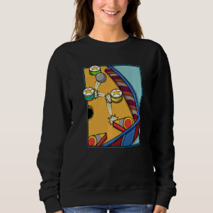 Arcade Game Vintage Pinball Machine  1 Sweatshirt
