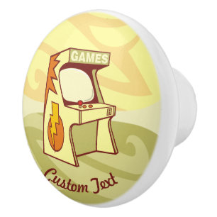 Arcade machine ceramic knob