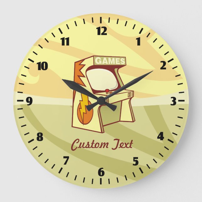 Arcade machine large clock (Front)