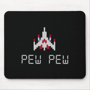 Arcade Retro Video Game Ship 1 Mouse Pad