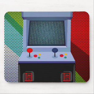 Arcade Video Game Joystick Personalised Bedroom Mouse Pad