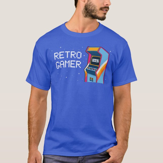Arcade Video Game Machine Funny Retro Gaming Gift  T-Shirt (Front)