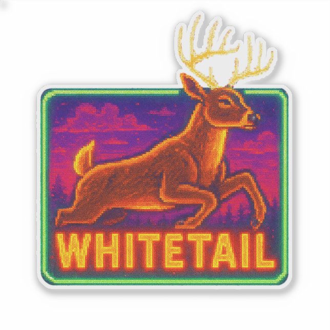 Arcade Whitetail Sticker (Front)