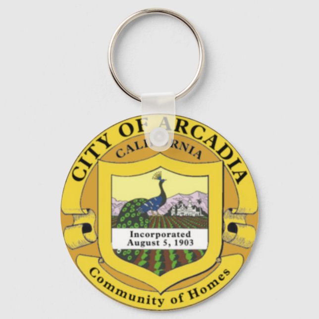 ARCADIA CALIFORNIA KEY RING (Front)