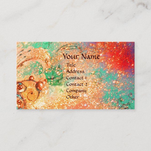 ARCADIA  / MAGIC  BUTTERFLY PLANT BUSINESS CARD (Front)