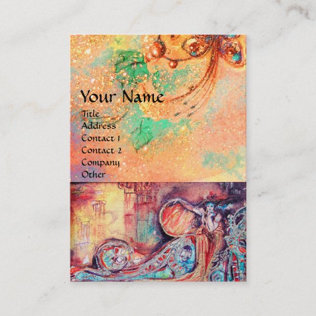 ARCADIA  / MAGIC  BUTTERFLY PLANT BUSINESS CARD (Front)