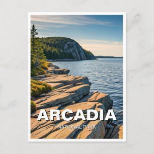 Arcadia National Park Postcard