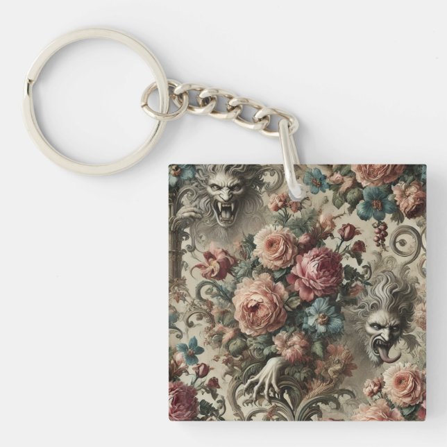 🩸 Arcane Altars – Gothic Victorian Key Ring (Front)