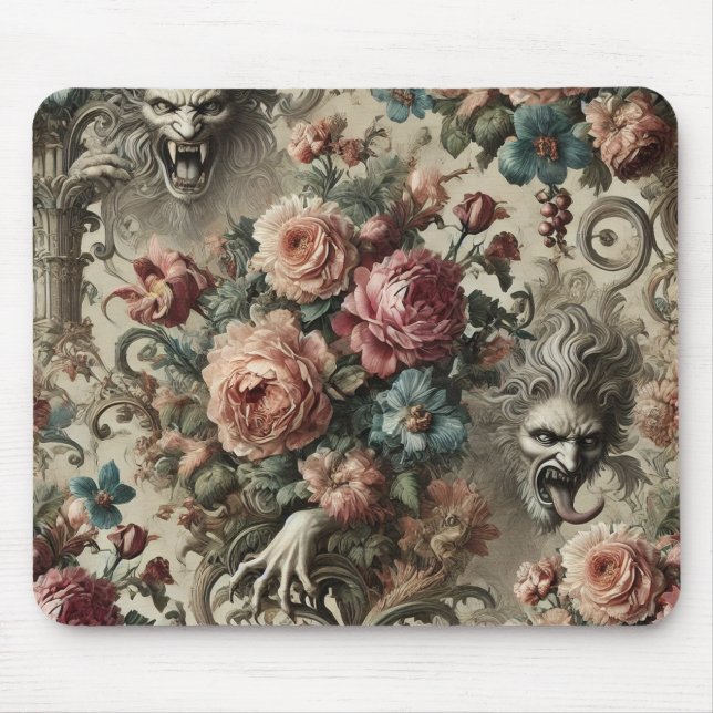 🩸 Arcane Altars – Gothic Victorian Mouse Pad (Front)