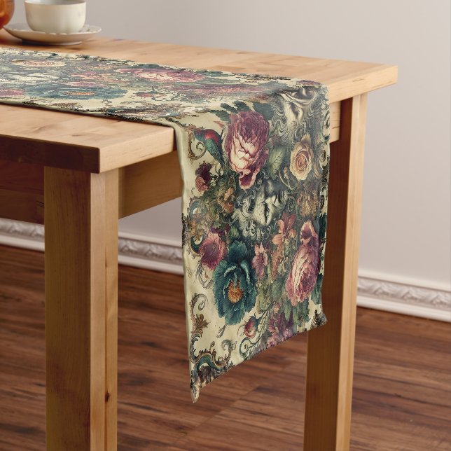 Arcane Atelier – Gothic Baroque  Short Table Runner (In Situ)