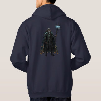 Arcane Elder Wizard Dark Academia Back Hoodie