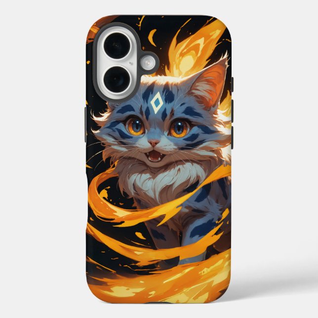 Arcane Ember: The Flamebound Kitten Case-Mate iPhone Case (Back)