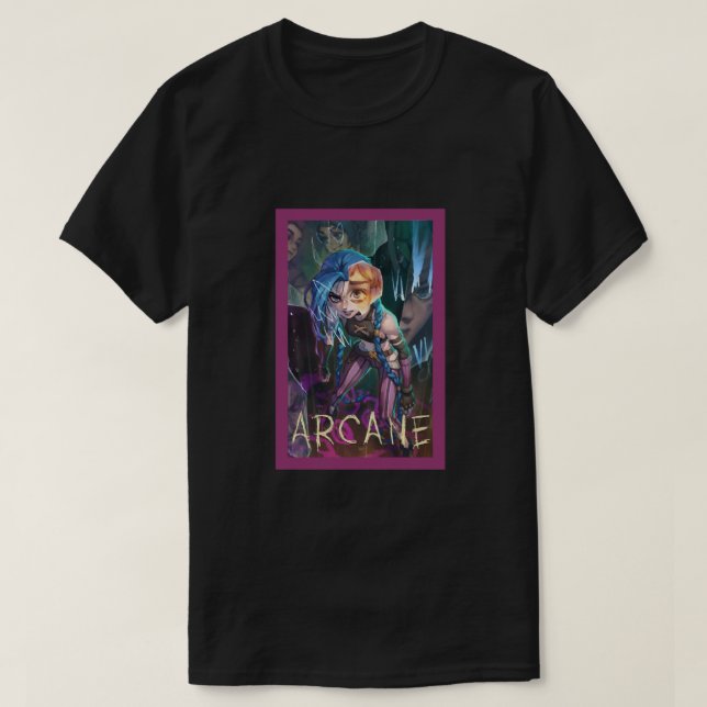 Arcane - Illustration Gift For Men and Women, Gift T-Shirt (Design Front)