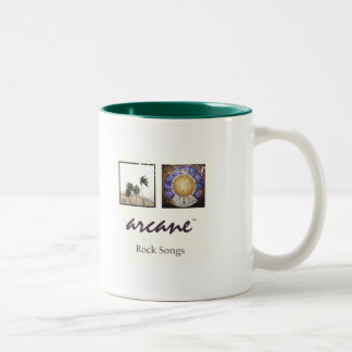 Arcane songbook design two-sided coffee mug