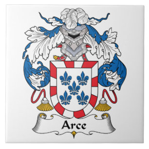 Arce Family Crest Ceramic Tile