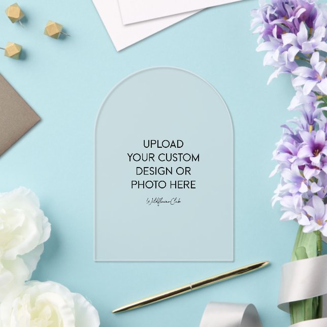 Arch Acrylic Wedding Invitation (Insitu (Wedding))