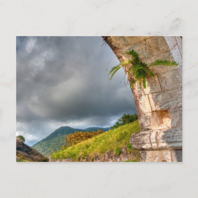 Arch at Brimstone Hill Fortress Postcard (Front)