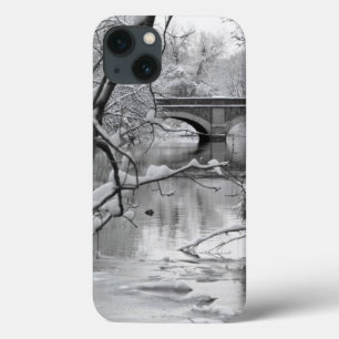 Arch Bridge over Frozen River in Winter iPhone 13 Case