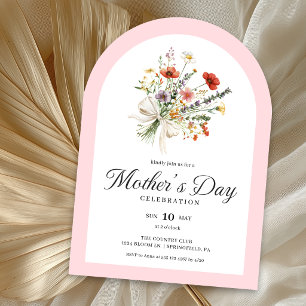 Arch Floral Mother’s Day Brunch Invitation