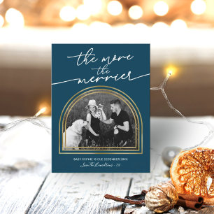 Arch Frame Christmas Pregnancy Announcement