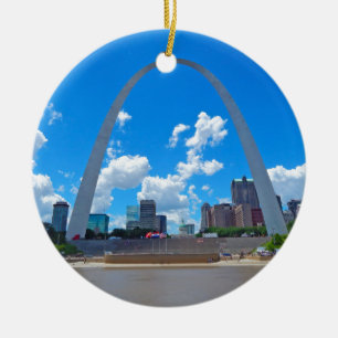 Arch-from-boat Ceramic Tree Decoration