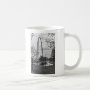 Arch From The Park Grayscale Coffee Mug